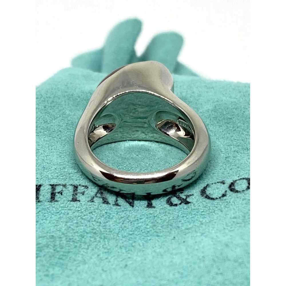 Tiffany & Co Elsa Peretti platinum ring - image 2