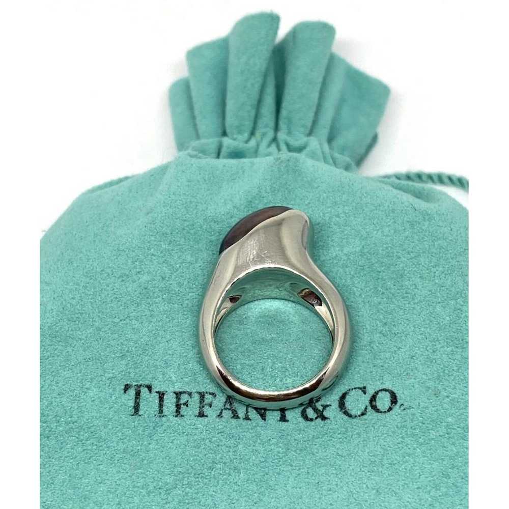 Tiffany & Co Elsa Peretti platinum ring - image 4