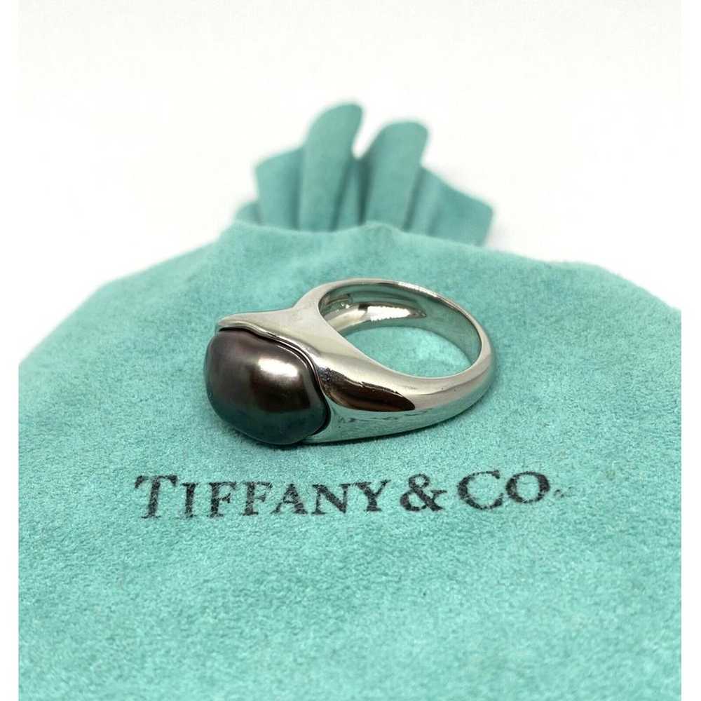 Tiffany & Co Elsa Peretti platinum ring - image 5