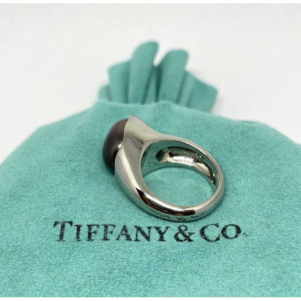 Tiffany & Co Elsa Peretti platinum ring - image 6