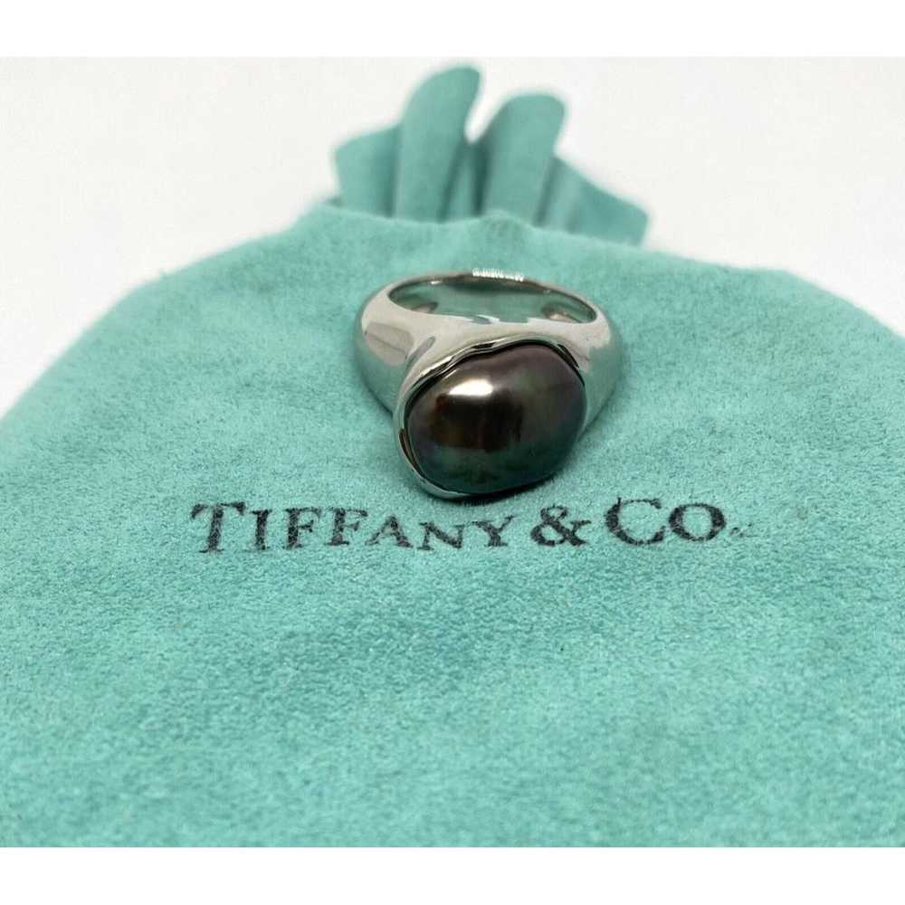 Tiffany & Co Elsa Peretti platinum ring - image 9