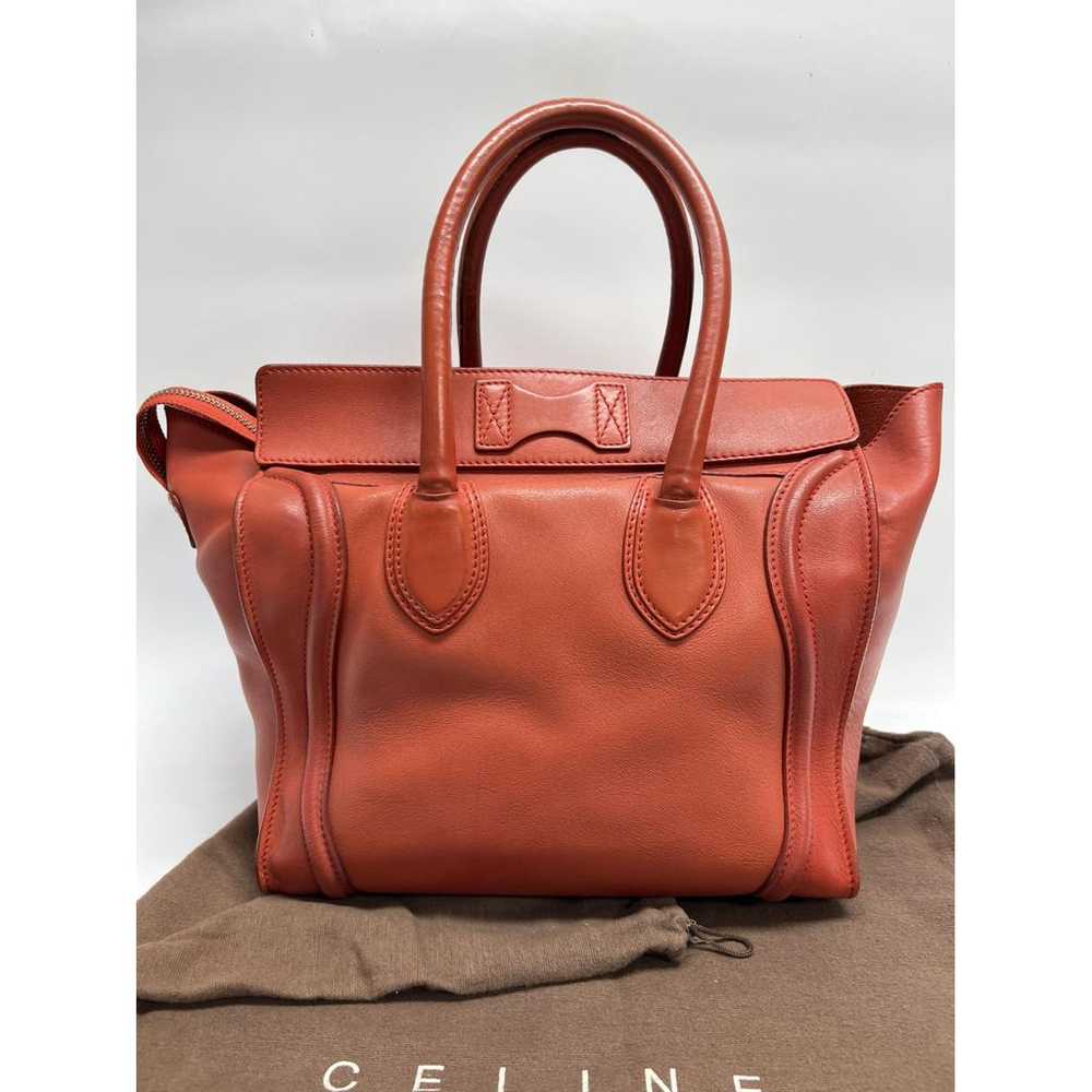 Celine Luggage leather handbag - image 3