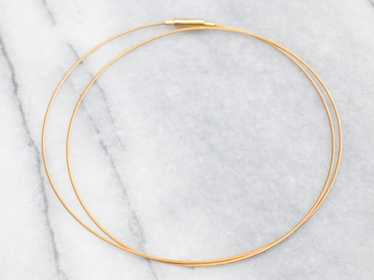Yellow 18-Karat Gold Cable Chain - image 1