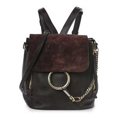 Faye Small Calfskin and Suede Shoulder Bag