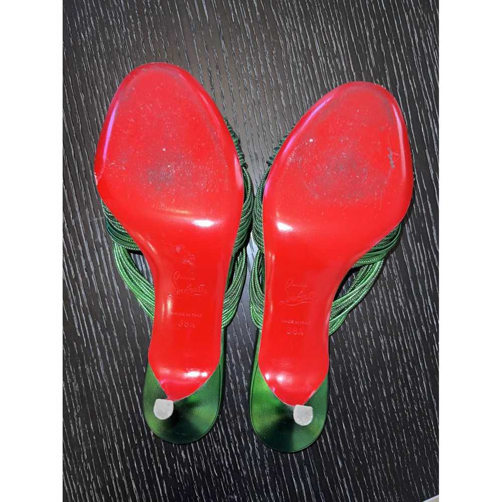 Christian Louboutin Leather mules & clogs - image 3