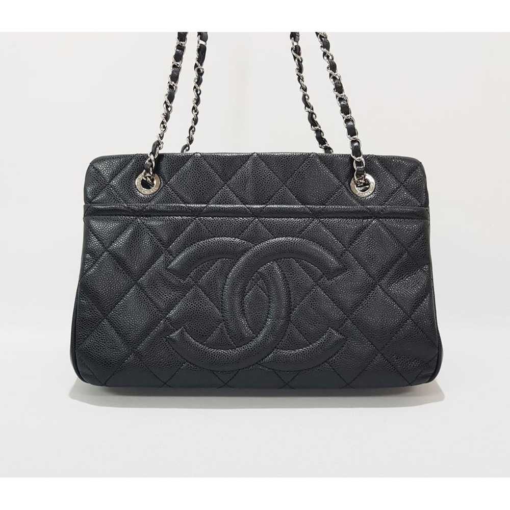 Chanel Classic Cc Shopping leather tote - image 4