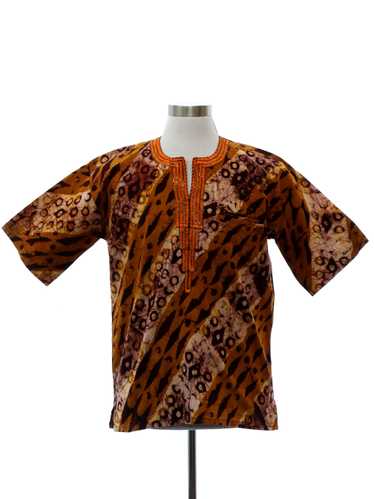 1990's Mens Dashiki Style Shirt