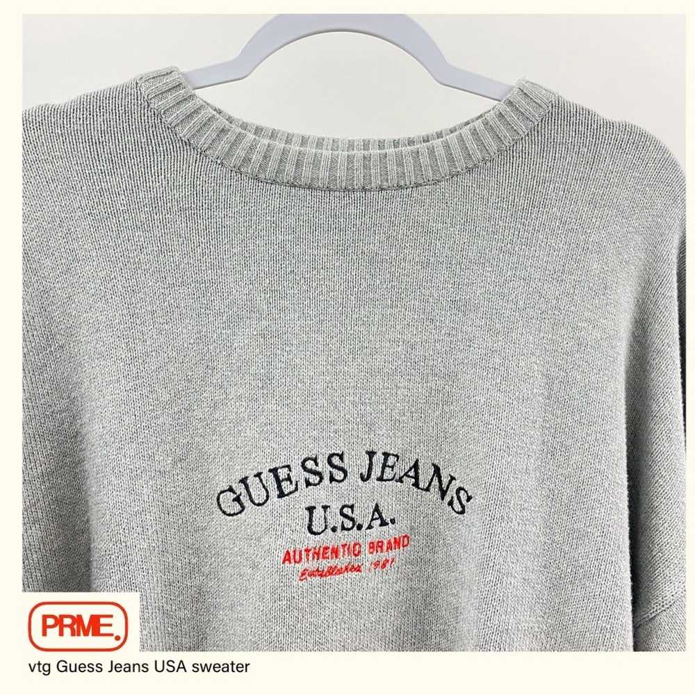 Guess × Vintage vintage 90s GUESS JEANS USA knit … - image 4