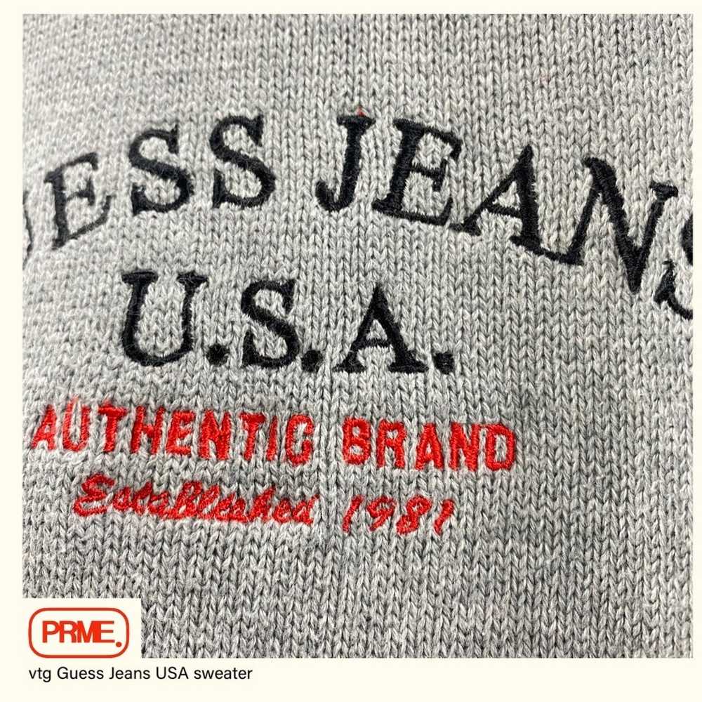 Guess × Vintage vintage 90s GUESS JEANS USA knit … - image 5