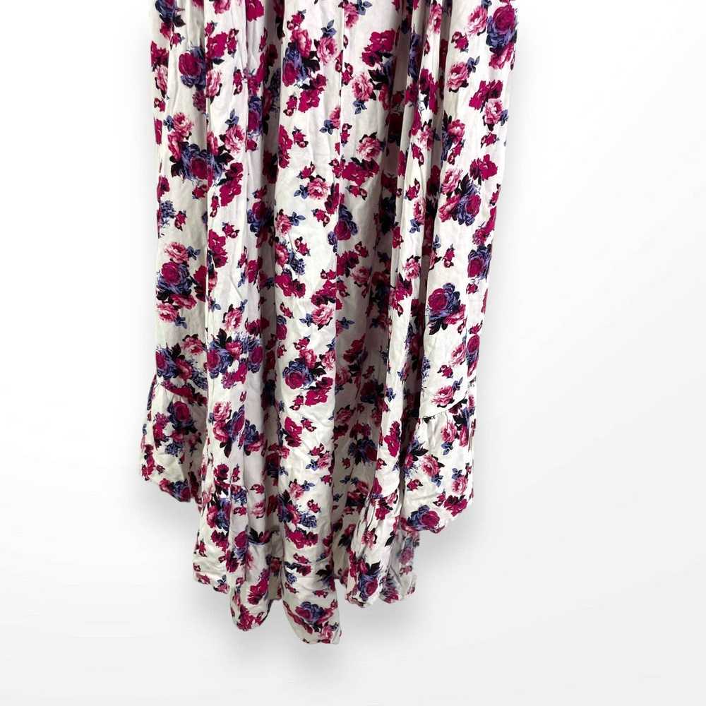 Other TORRID Pink White Rayon Floral Maxi Sun Dre… - image 10