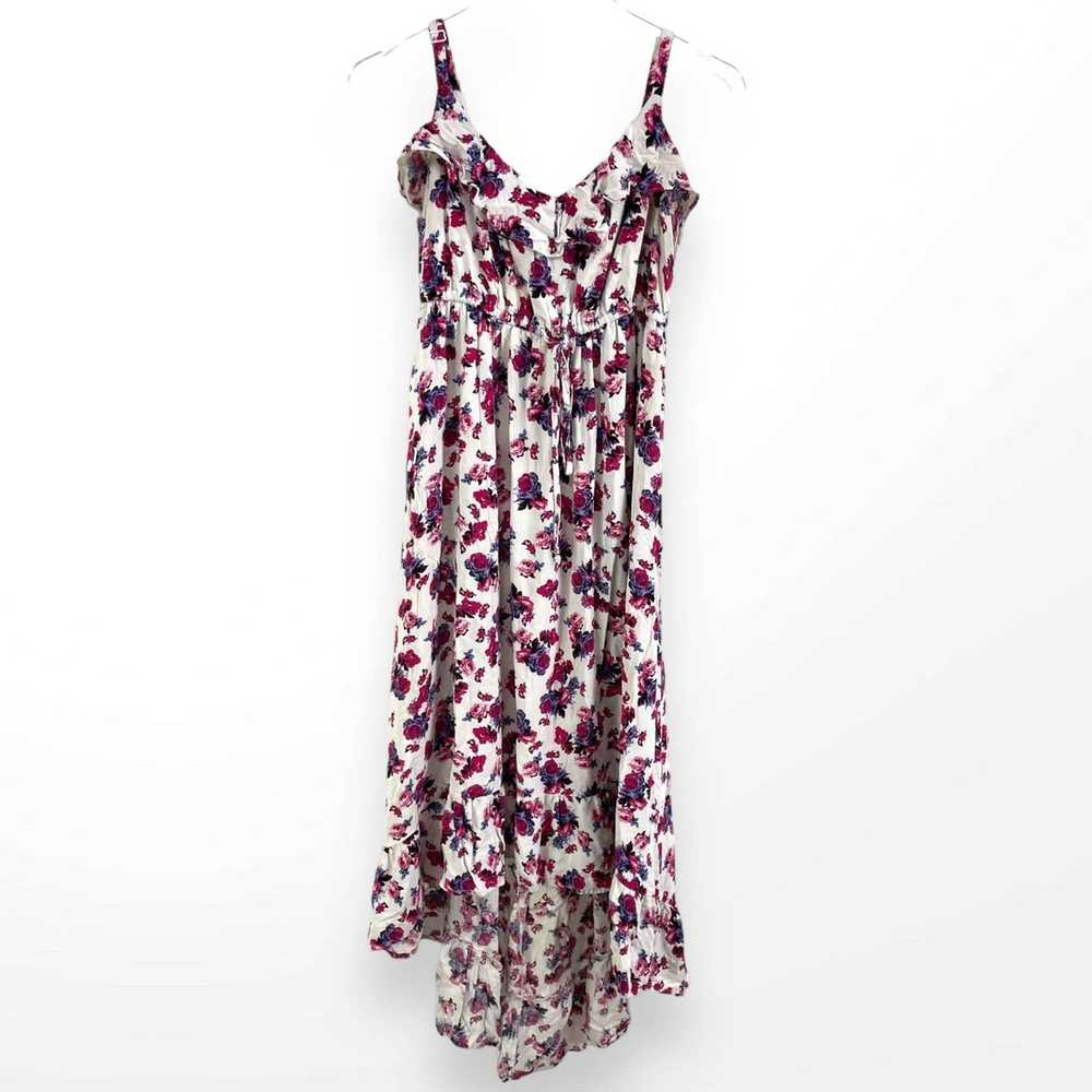 Other TORRID Pink White Rayon Floral Maxi Sun Dre… - image 11