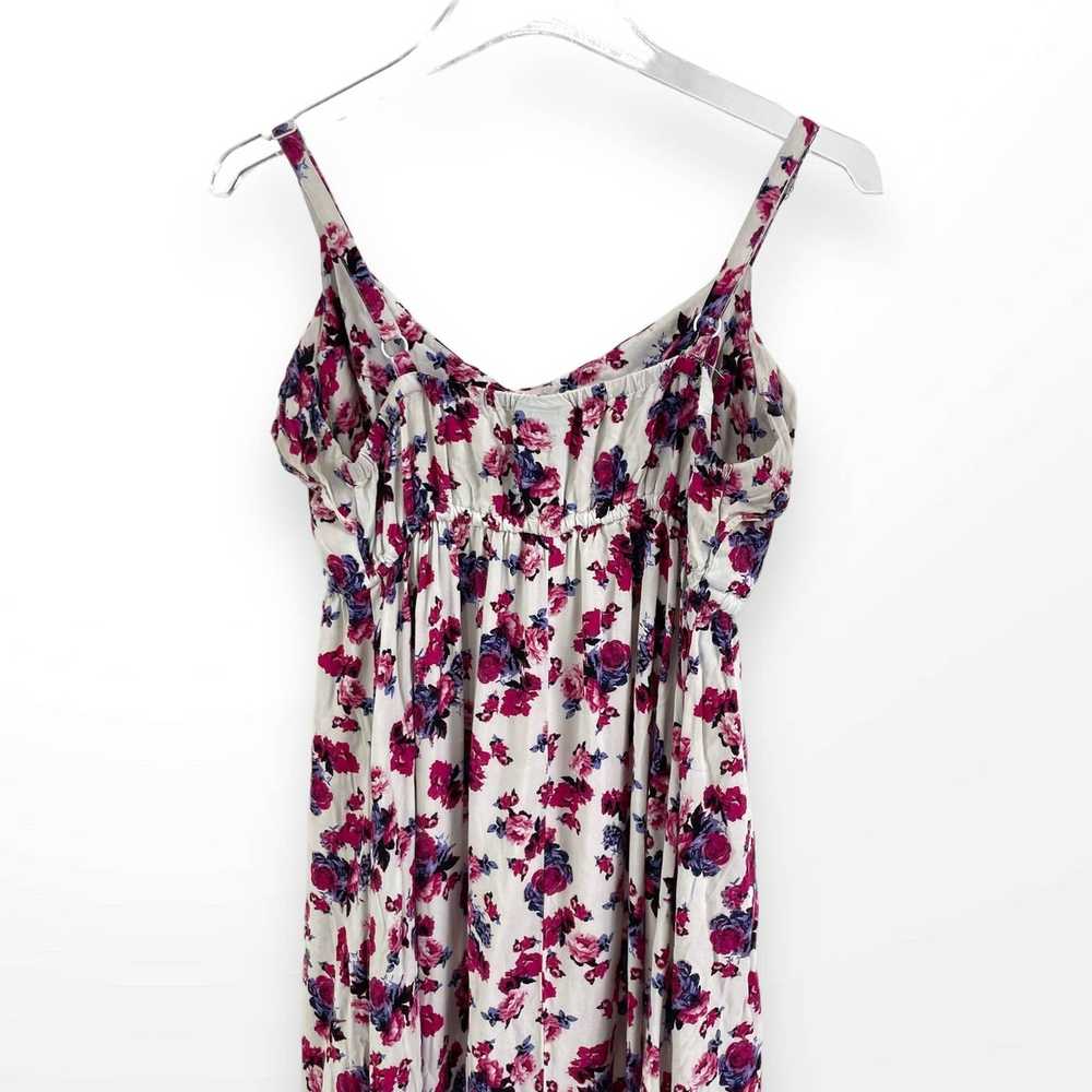 Other TORRID Pink White Rayon Floral Maxi Sun Dre… - image 7