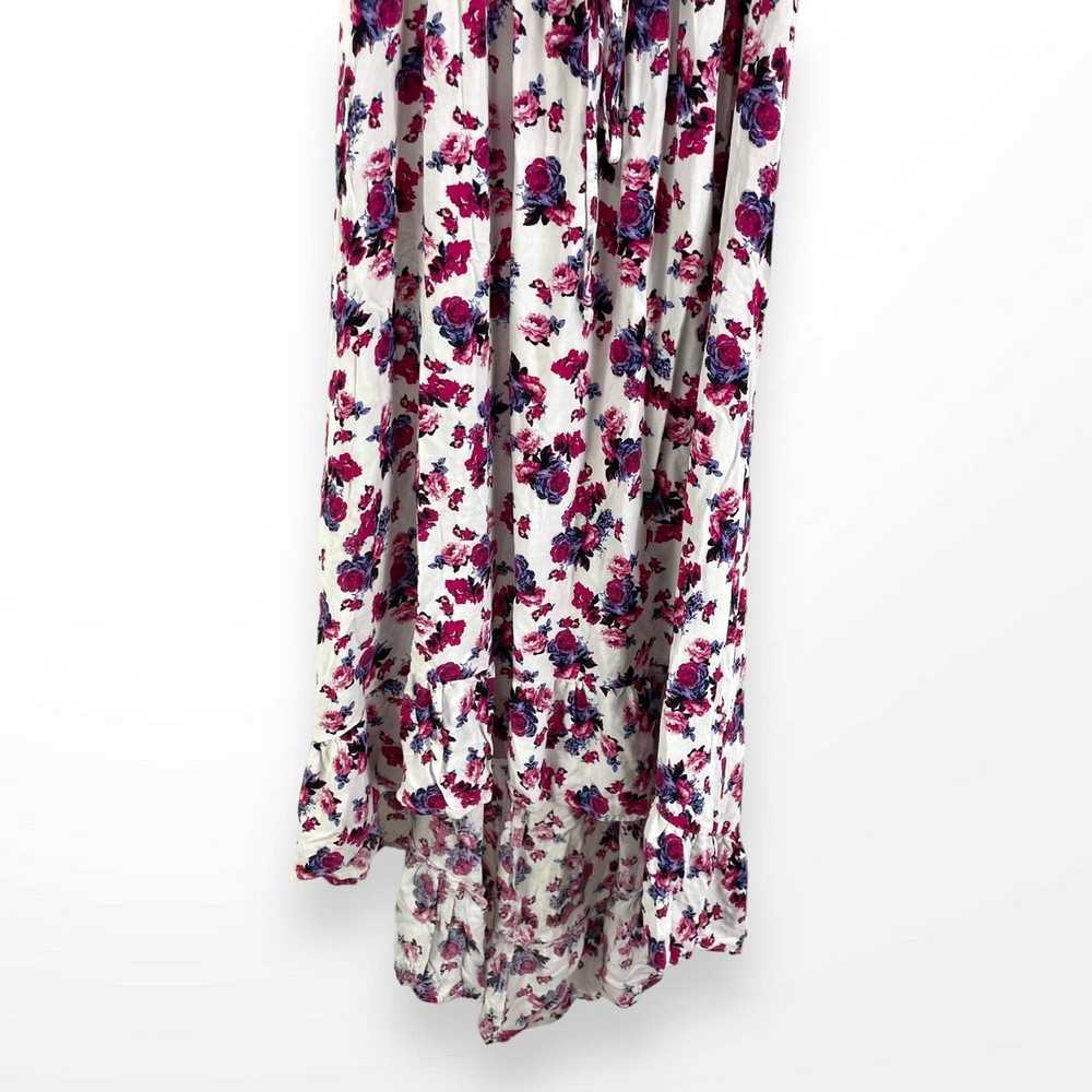 Other TORRID Pink White Rayon Floral Maxi Sun Dre… - image 8