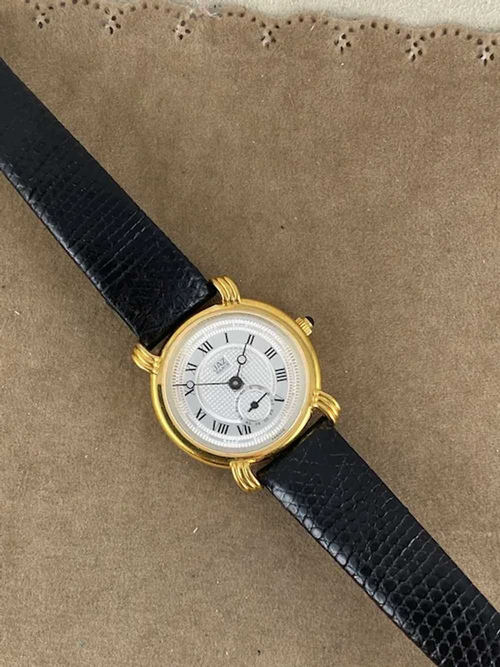 Vintage Jaz Paris Ladies French Designer Watch Ro… - image 4