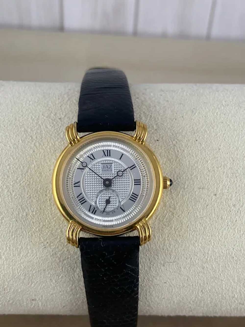 Vintage Jaz Paris Ladies French Designer Watch Ro… - image 6