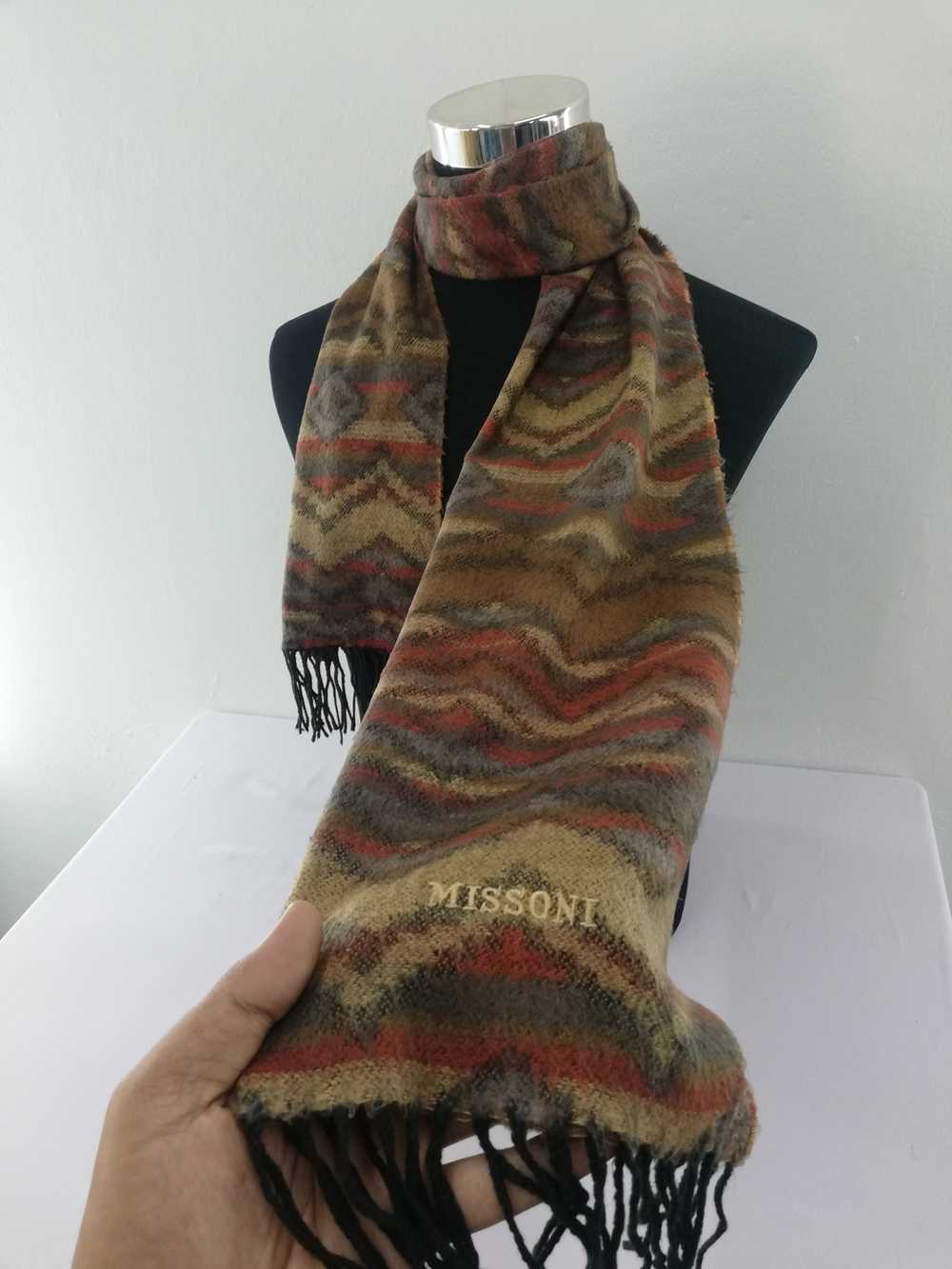 Missoni Vintage Design wool scarf Neckwear - image 2