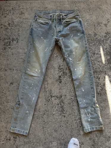 MNML MNML Paint Splattered Snap Jeans