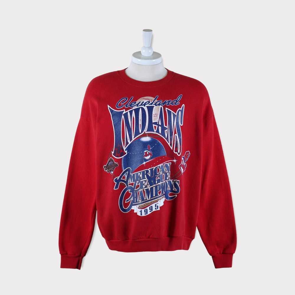 MLB × Vintage Vintage 1995 Cleveland Indians Shir… - image 1