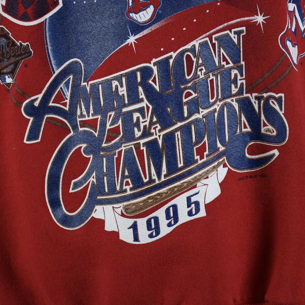 MLB × Vintage Vintage 1995 Cleveland Indians Shir… - image 6