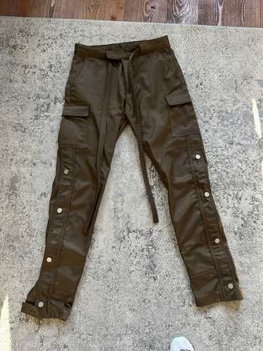 Snap Zipper II Cargo Pants - Brown, mnml
