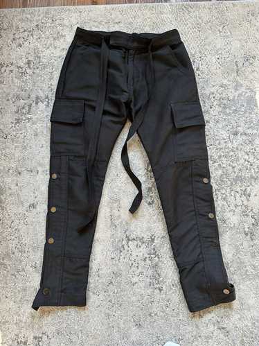 Snap Zipper II Cargo Pants - Black, mnml