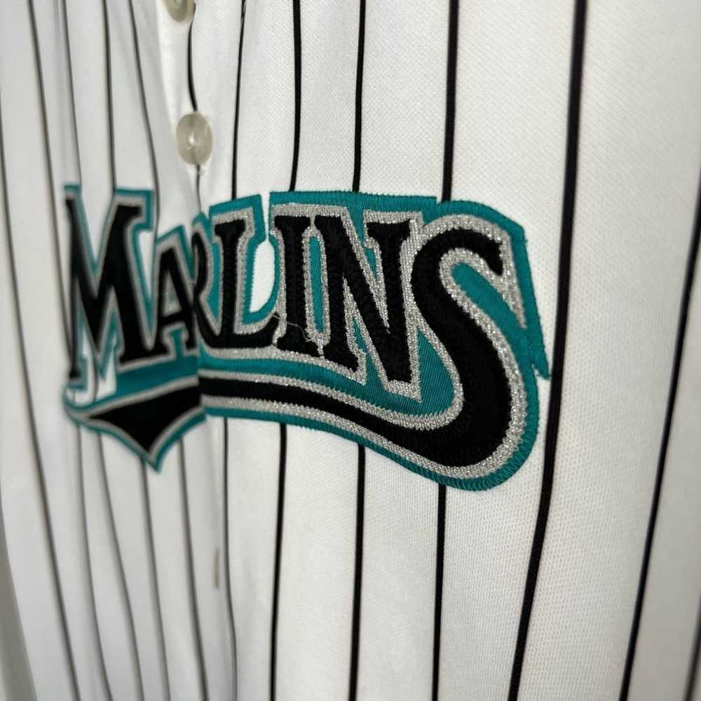 Majestic Vintage Majestic Florida Marlins Jersey … - image 3