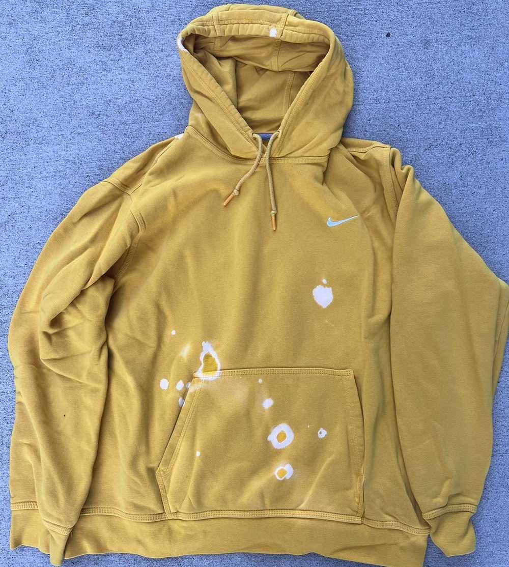 Nike Nike Acid Stained Yellow Hoodie - image 1