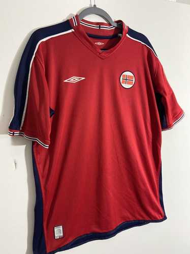 Rare × Soccer Jersey × Umbro Norway home shirt 200