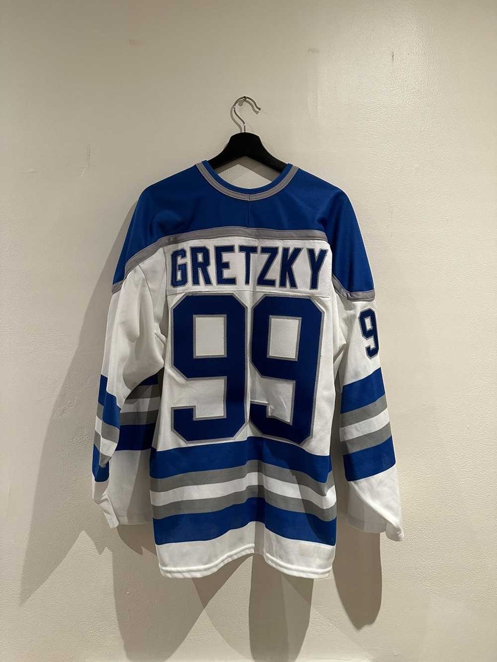 Wayne Gretzky #99 - Autographed Edmonton Oilers Vintage Royal Blue