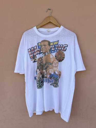 Vintage × Wwe × Wwf Vintage 90s Tatanka WWE WWF Wh