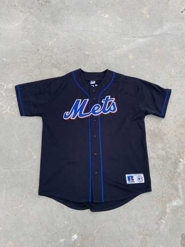 VINTAGE New York Mets Baseball Jersey Mens Medium Russell Athletic MLB  Pinstripe