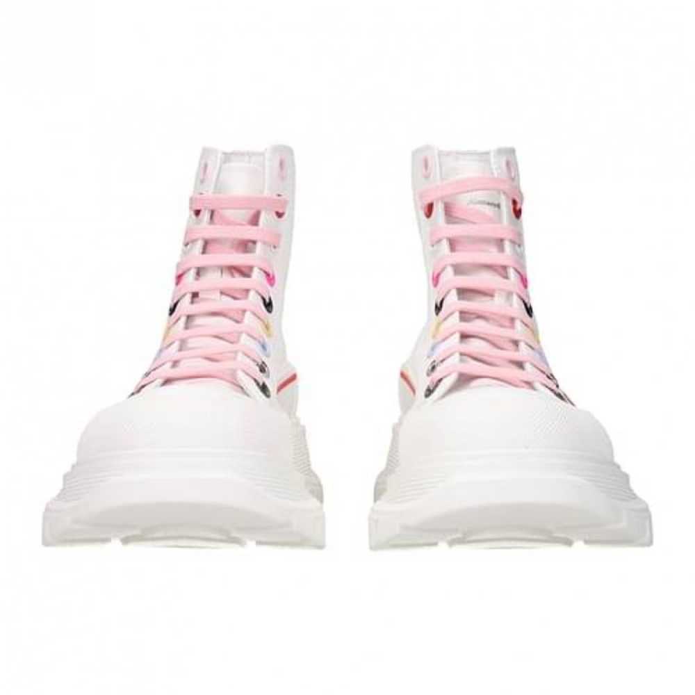 Alexander McQueen Cloth lace up boots - image 3