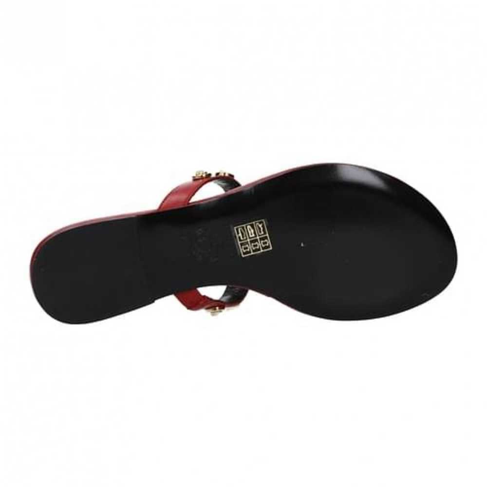 Versace Leather flip flops - image 5