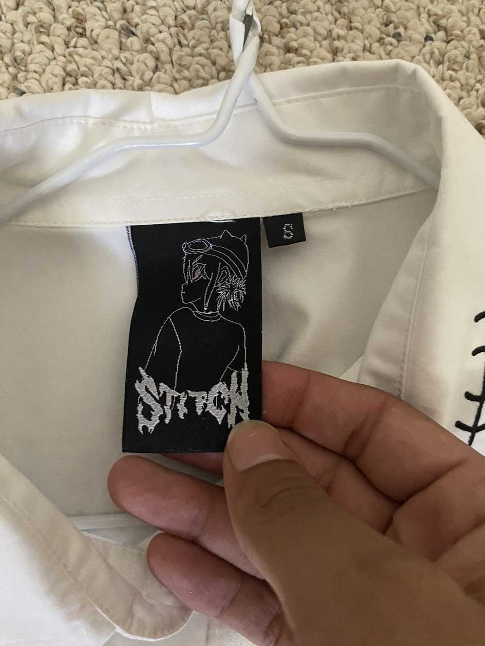 Streetwear Stitch logo button up - image 3