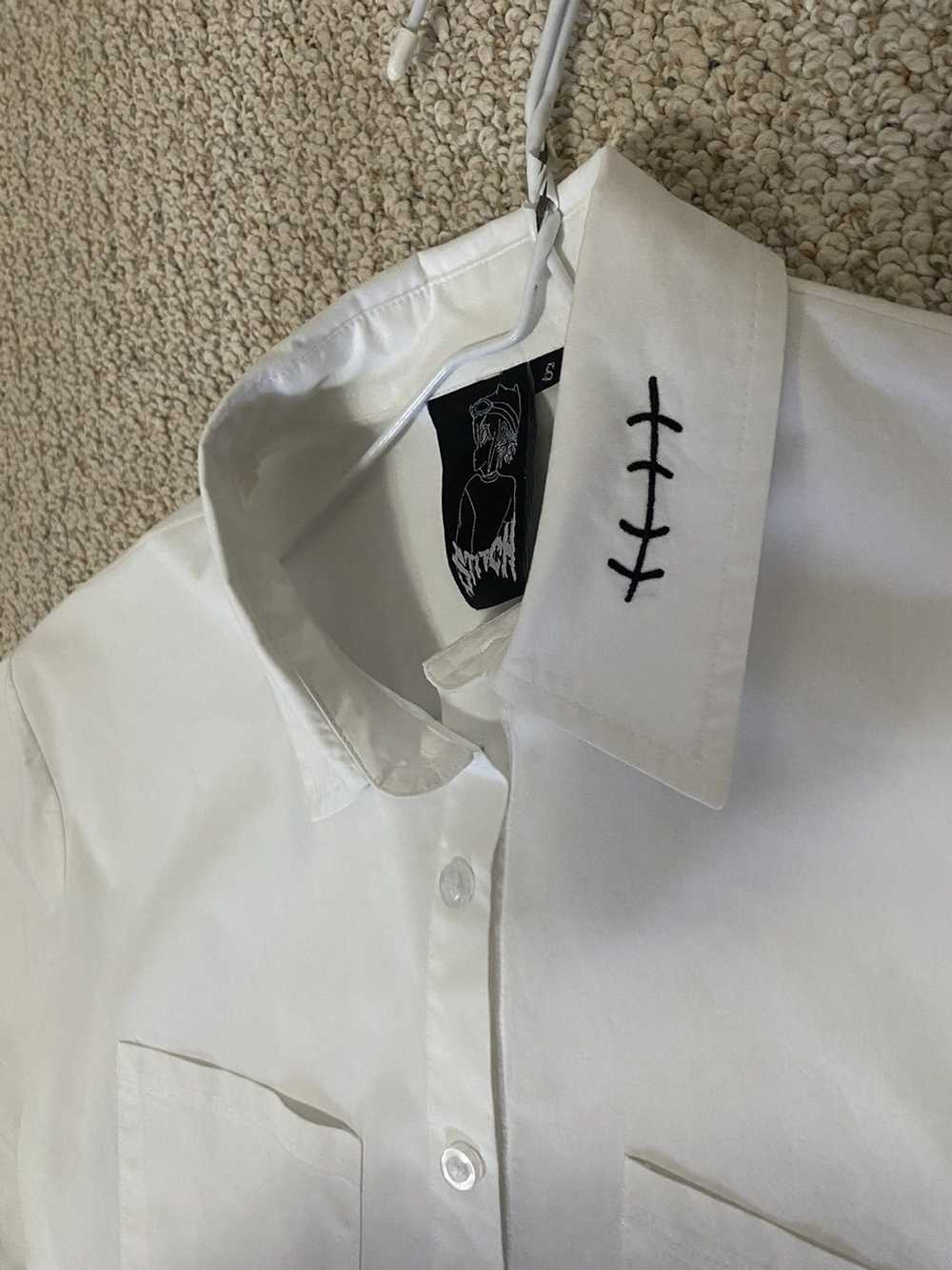 Streetwear Stitch logo button up - image 4