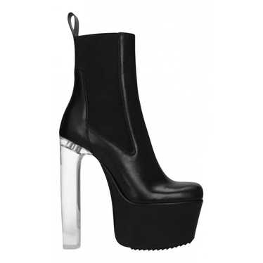 Rick Owens Leather ankle boots - image 1