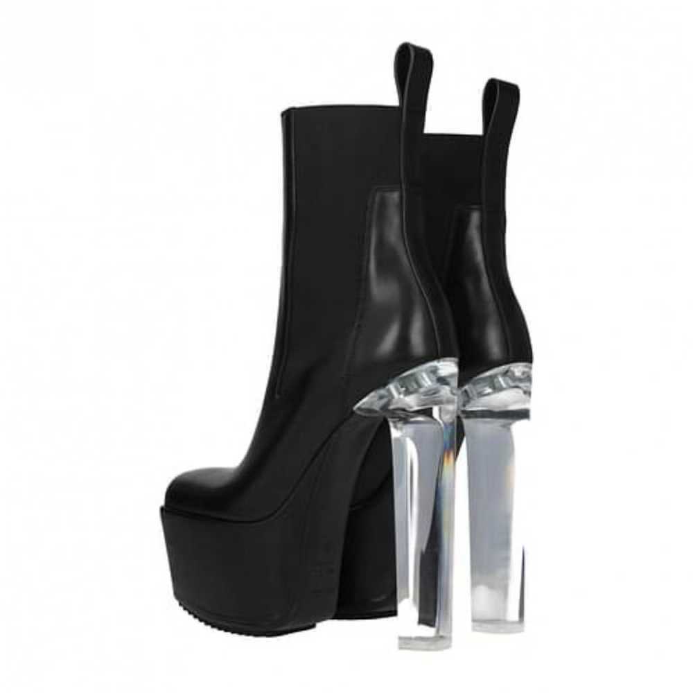 Rick Owens Leather ankle boots - image 4
