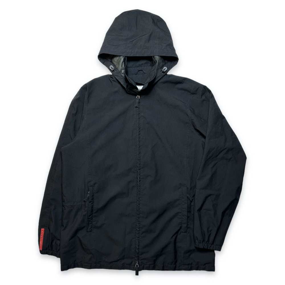 Prada Early 2000's Prada Sport Black Hooded Jacket - image 1