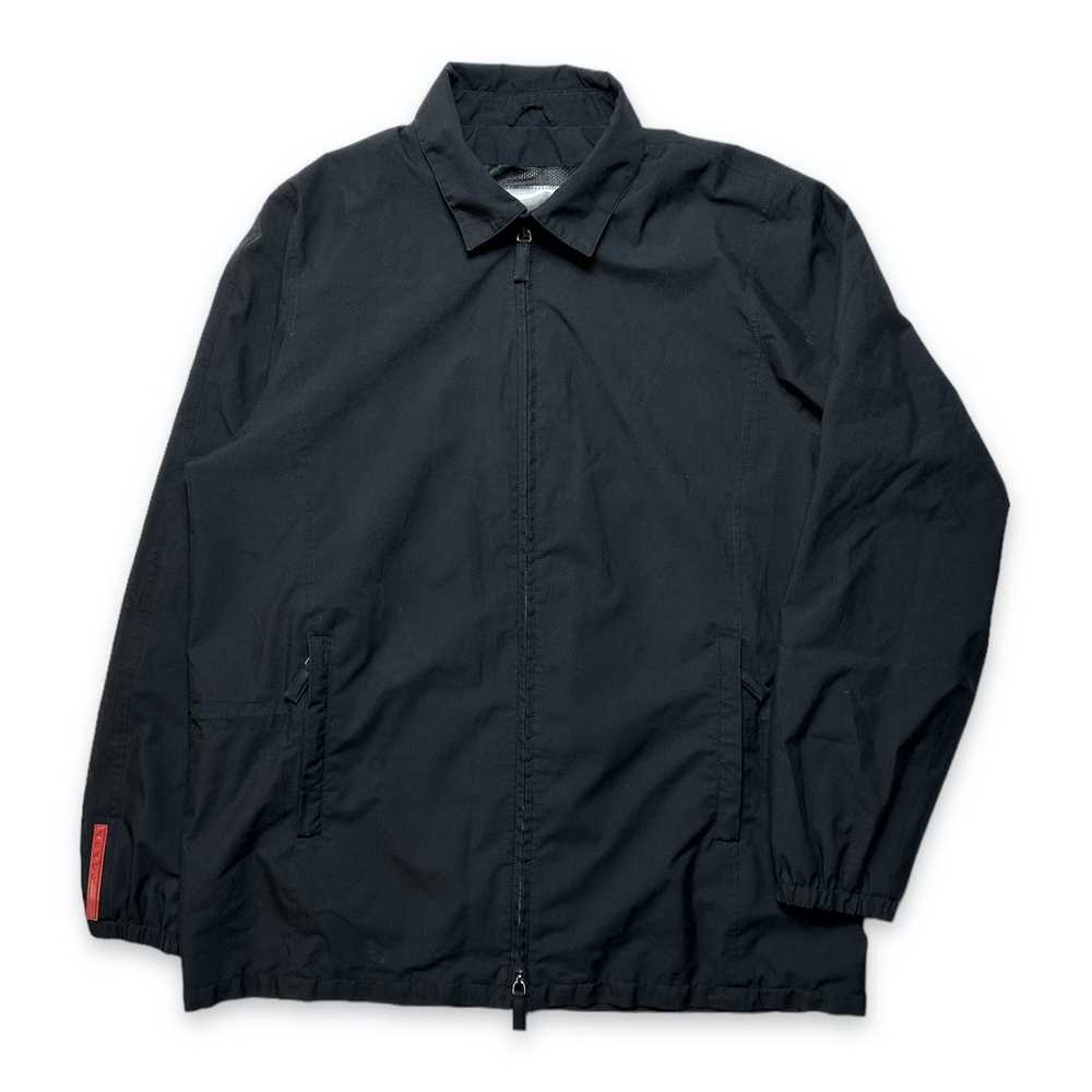 Prada Early 2000's Prada Sport Black Hooded Jacket - image 3