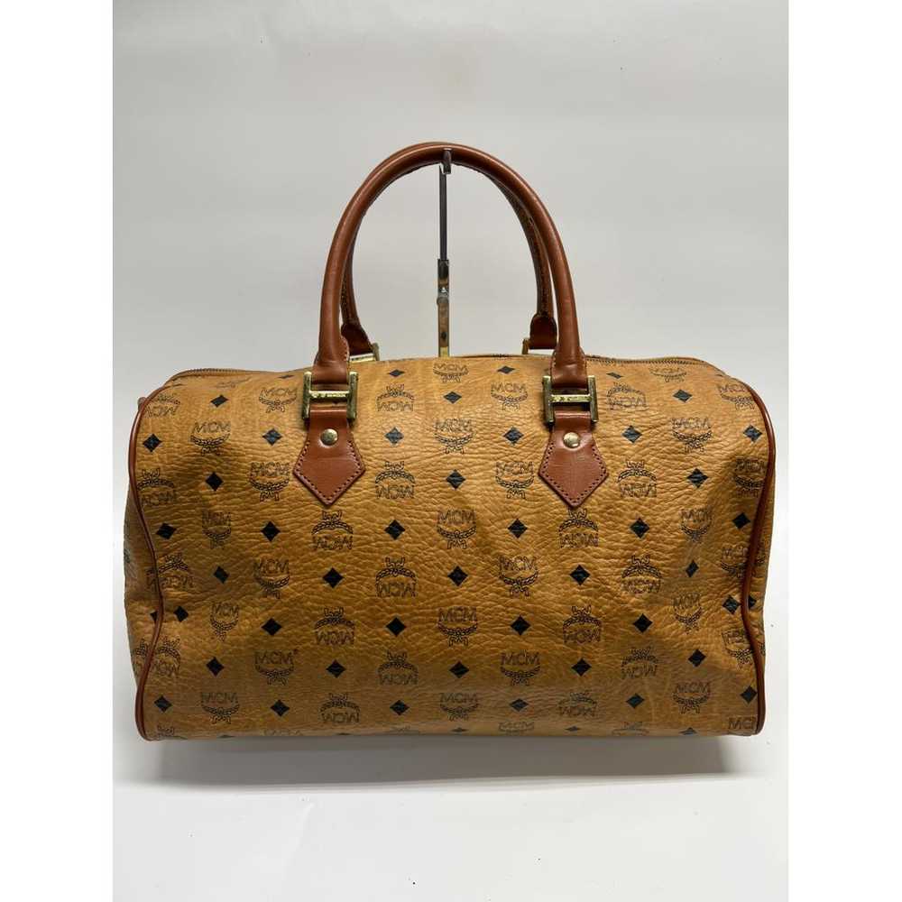 MCM Boston leather travel bag - image 3