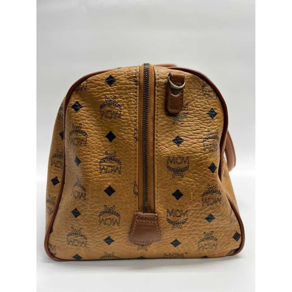 MCM Boston leather travel bag - image 4