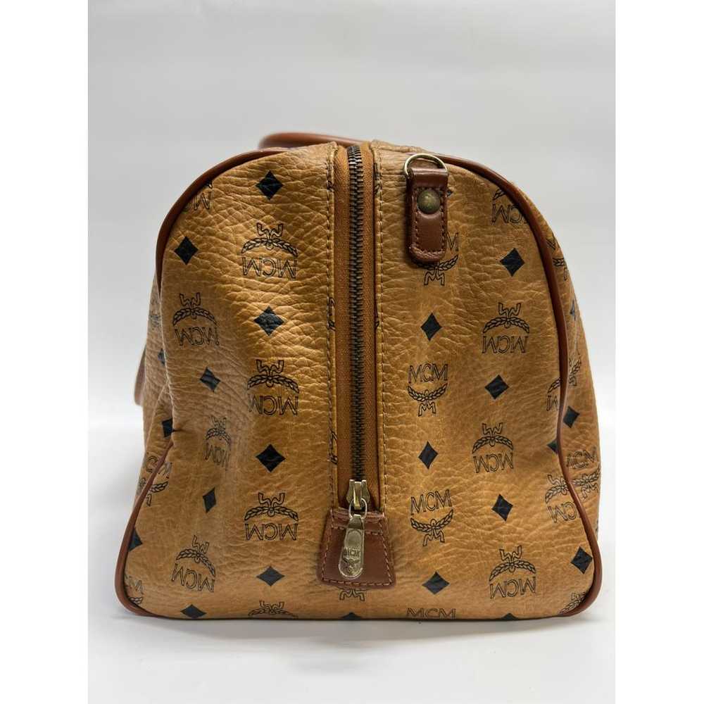 MCM Boston leather travel bag - image 5