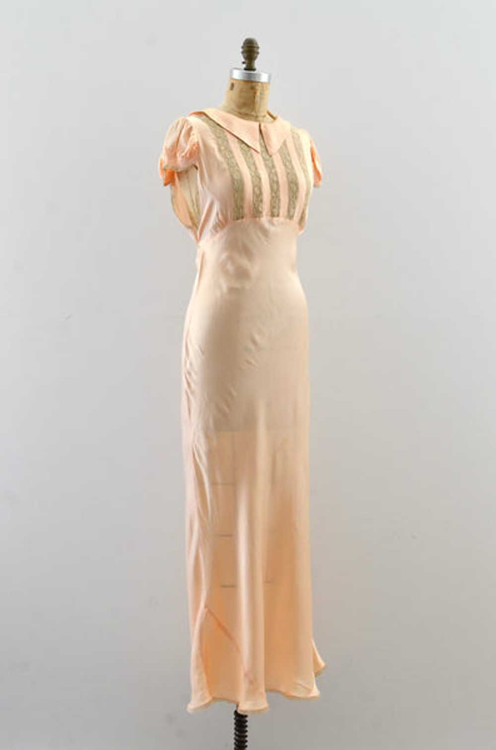 1940s Rayon Satin Nightgown - image 3