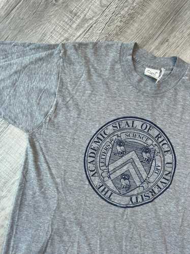 Vintage Heather Grey Rice University Graphic T-shi