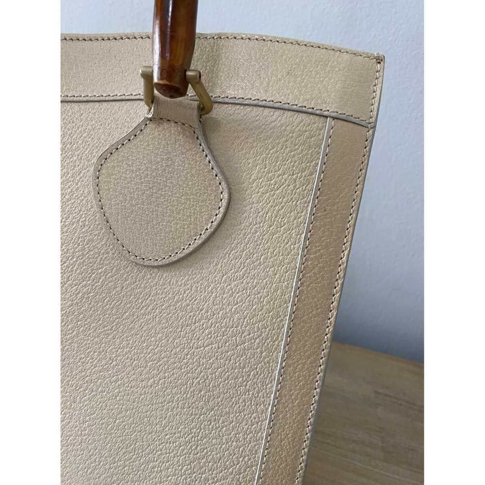 Gucci Diana Bamboo leather tote - image 9