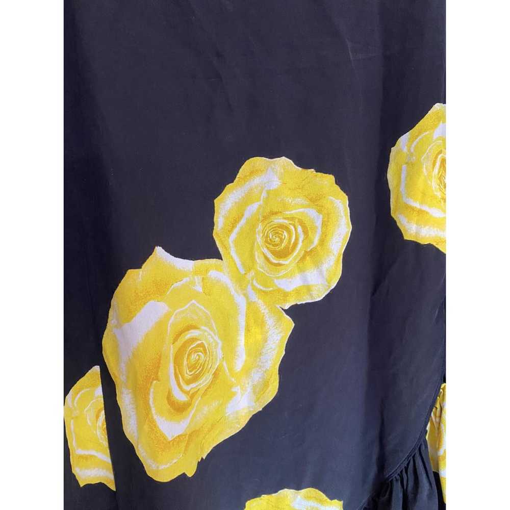 Ganni Silk mid-length skirt - image 5