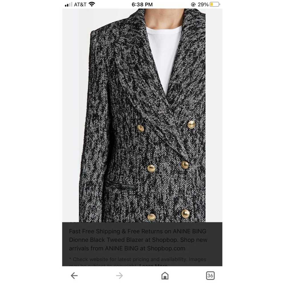 Anine Bing Tweed blazer - image 7