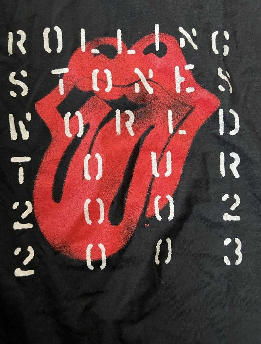 Vintage Rolling Stones 2002-2003 tour shirt - image 2