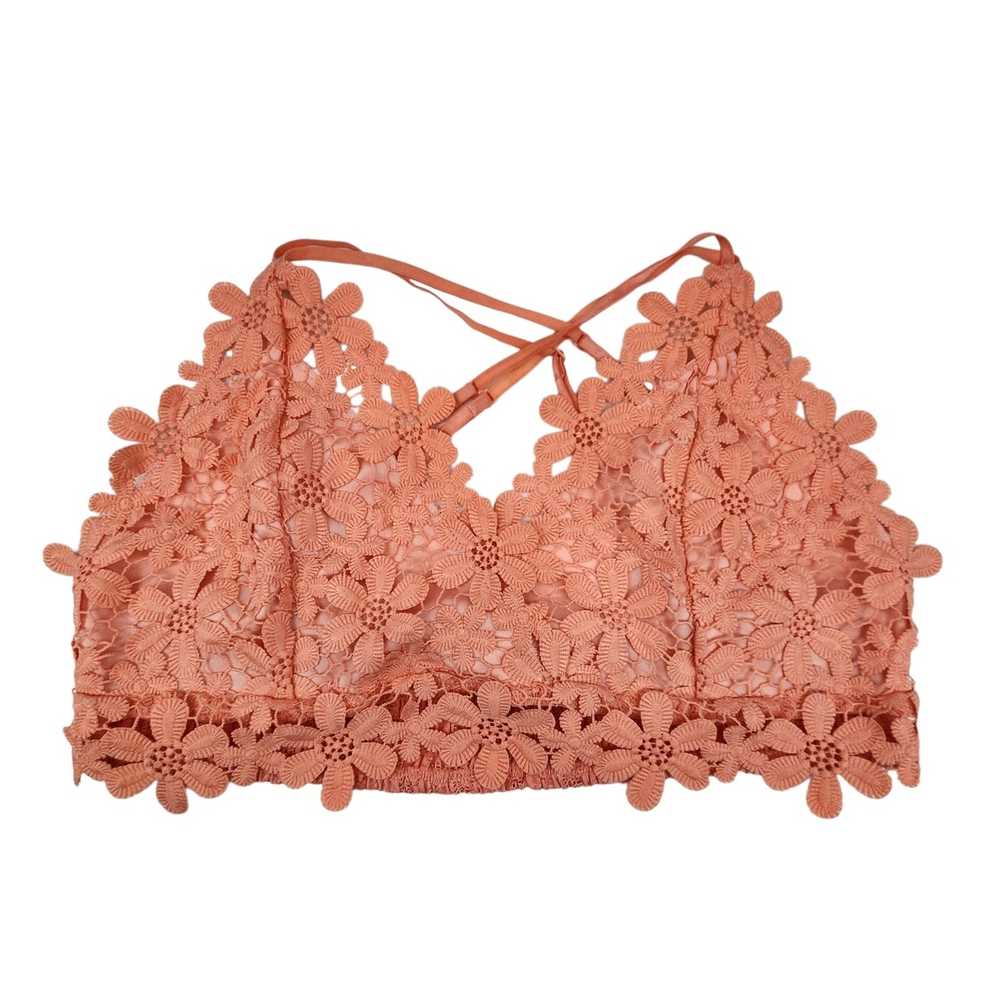 Other Macaron Coral Floral Lace Triangle Light Su… - image 1