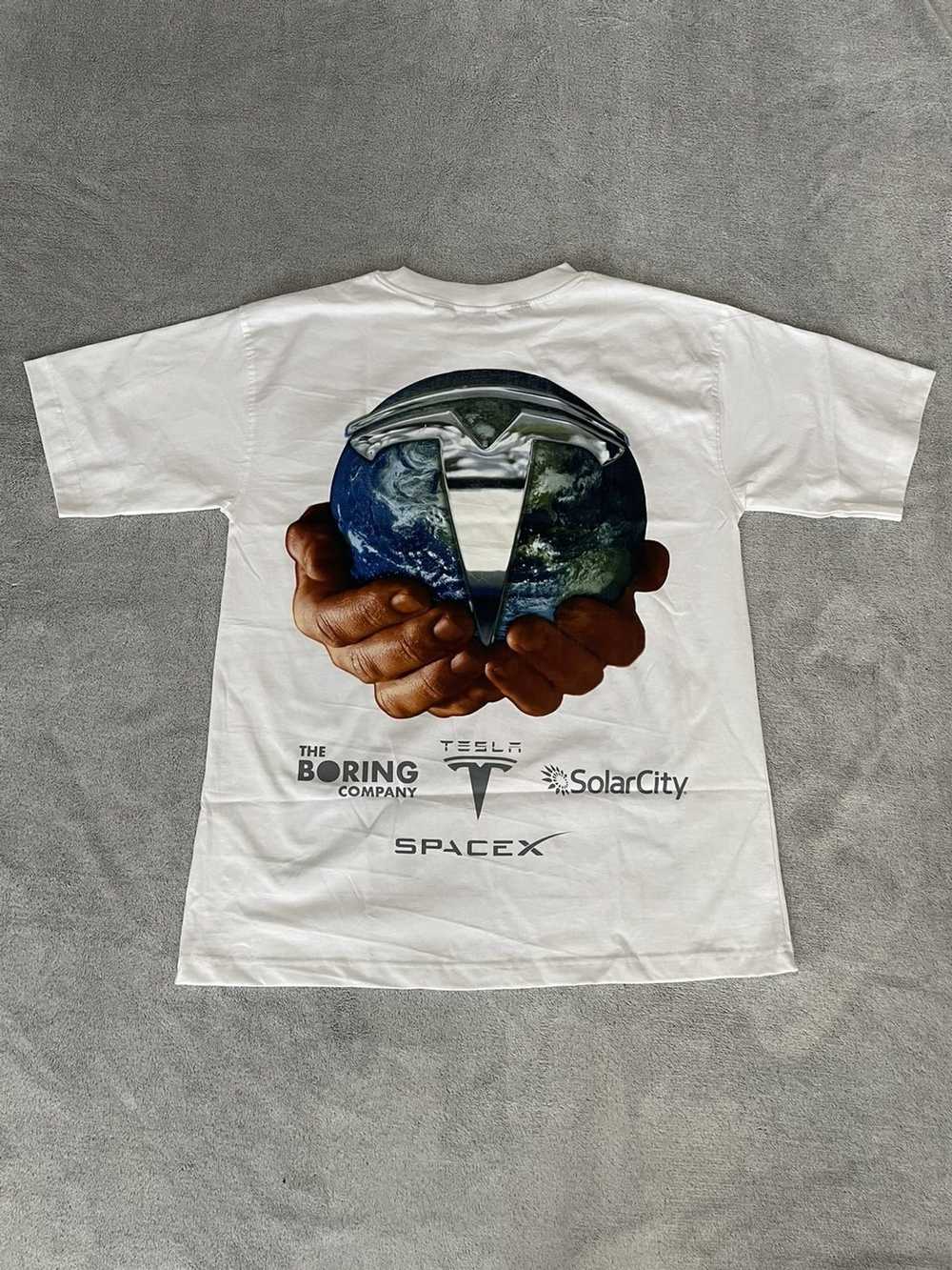 Marino Morwood Marino Morwood Elon Musk White Tee - image 2